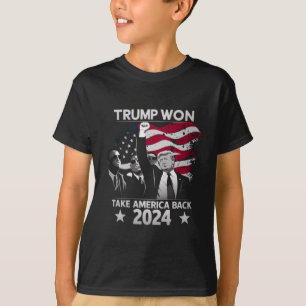 Trump Won Again Take America Back 2024 T-Shirt