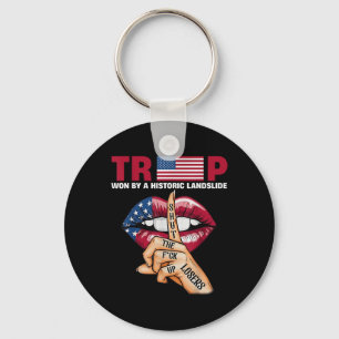 Trump Won By Historic Landslide  Key Ring