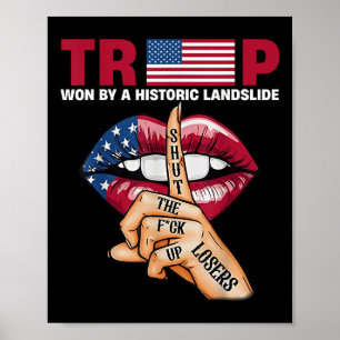 Trump Won By Historic Landslide Poster
