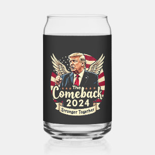 trump Won, Election 2024, trump vance, christmas, Can Glass