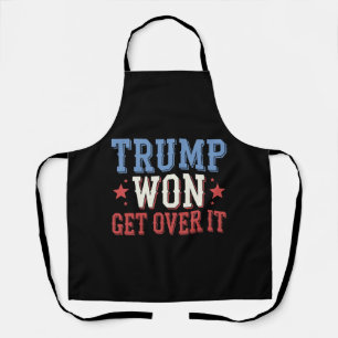 Trump Won Get Over It 2024 Apron