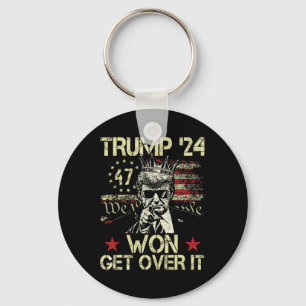 Trump Won Get Over It 2025 5 Key Ring