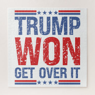 Trump Won Get Over It  Jigsaw Puzzle