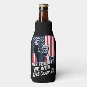 Trump Won Get Over it Trump Victory 47th President Bottle Cooler