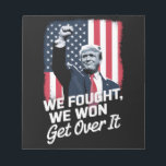 Trump Won Get Over it Trump Victory 47th President Notepad<br><div class="desc">Trump Won Get Over it Trump Victory 47th President 2024</div>