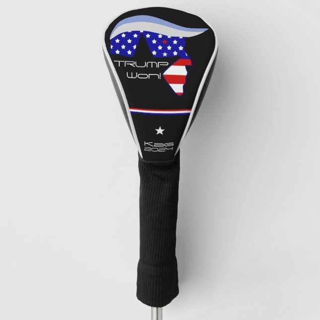 Trump Won! KAG2024 Golf Head Cover (Front)