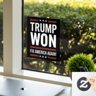 Trump Won MAGA Trump Winner 2024 Fix America Again
