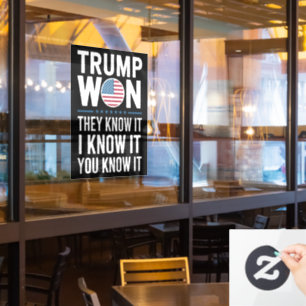 Trump Won They Know It 2024 47th President Winning
