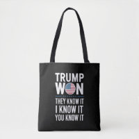 Trump Won They Know It 2024 47th President Winning