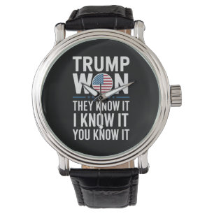 Trump Won They Know It 2024 47th President Winning Watch