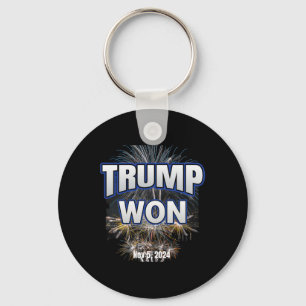 Trump Won Trump Victory 2025 Election Celebration Key Ring