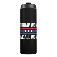 Trump Won We All Won 2024 USA Flag Trump Won