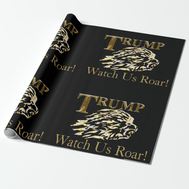 TRUMP WRAPPING PAPER (Unrolled)