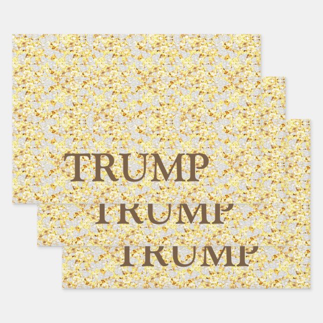 TRUMP WRAPPING PAPER SHEET (Set)