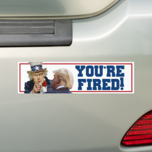 Trump You're Fired Biden 2024 Anti-Trump Bumper Sticker