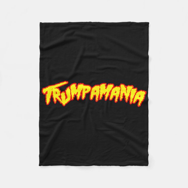 Trumpamania Official  Fleece Blanket (Front)