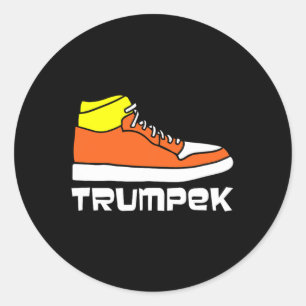 Trumpek Trampek Polish Sneaker President Trump Pol Classic Round Sticker