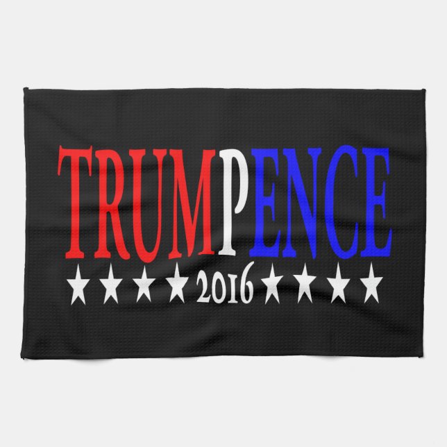 TRUMPENCE 2016 - Trump & Pence Tea Towel (Horizontal)