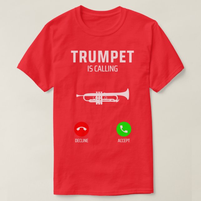 trumpet 1 T-Shirt (Design Front)