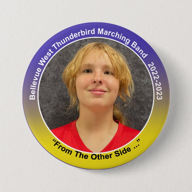 Trumpet Anastasia 9 7.5 Cm Round Badge (Front)