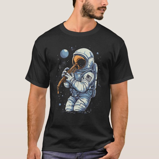 Trumpet Astronaut T-Shirt (Front)