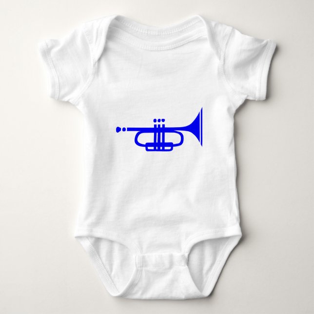 trumpet baby bodysuit (Front)