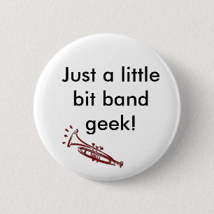 Trumpet Band Geek 6 Cm Round Badge