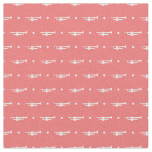 Trumpet Band Orchestra Brass Instrument Music Pink Fabric