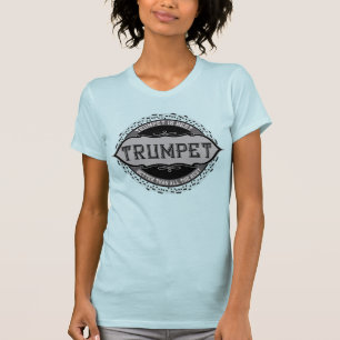Trumpet Best Music Note Circle T-Shirt