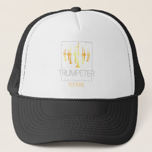 Trumpet Born To Be Trumpeter for Musicians Trucker Hat