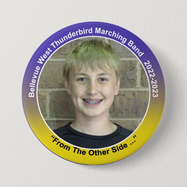 Trumpet Brett 9 7.5 Cm Round Badge (Front)