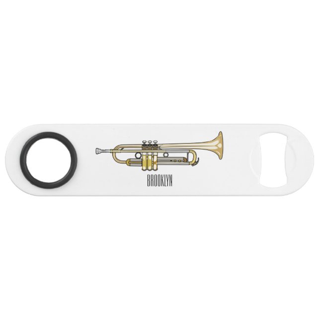 Trumpet cartoon illustration  (Front (Horizontal))