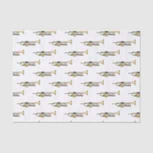Trumpet cartoon illustration tissue paper