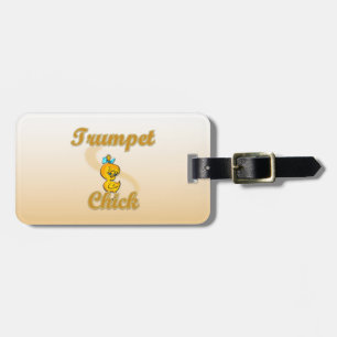 Trumpet Chick Luggage Tag