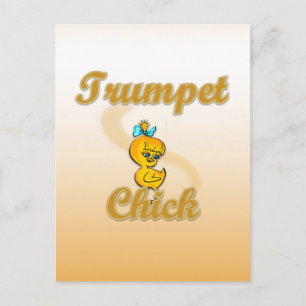 Trumpet Chick Postcard