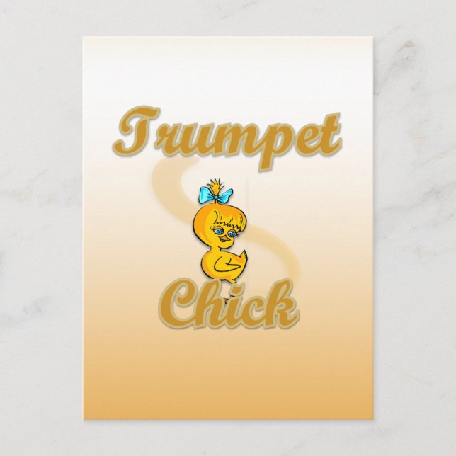 Trumpet Chick Postcard (Front)