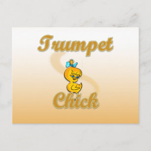 Trumpet Chick Postcard