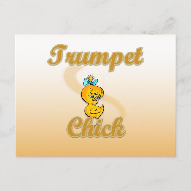 Trumpet Chick Postcard (Front)