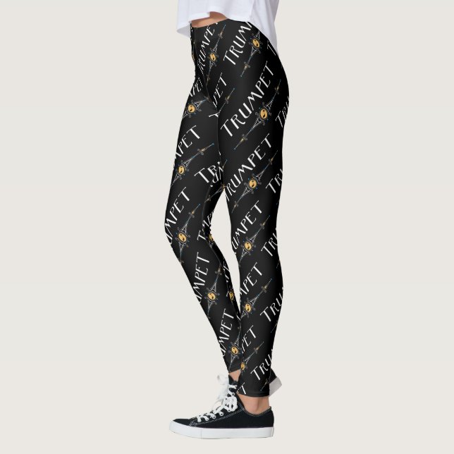 Trumpet Decorative Line Leggings (Left)