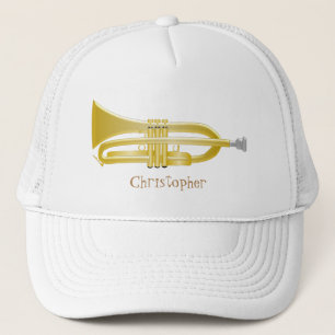 Trumpet Design Trucker Hat
