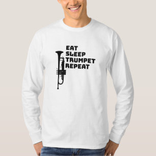 Trumpet - Eat Sleep Trumpet Repeat T-Shirt