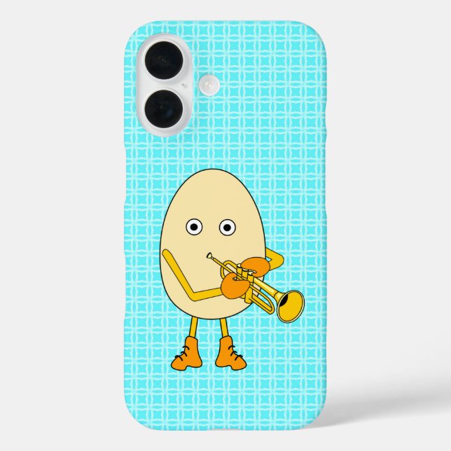 Trumpet Egghead Case-Mate iPhone Case (Back)