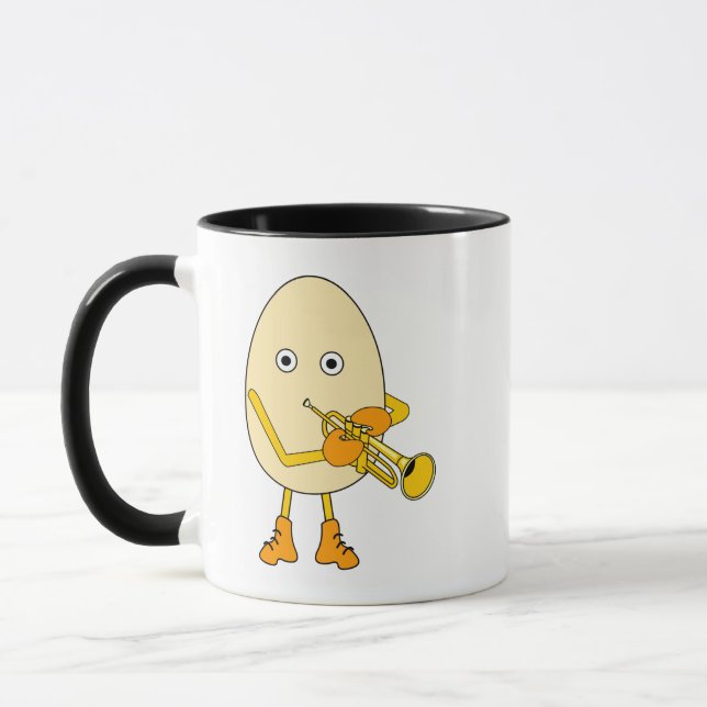 Trumpet Egghead Mug (Left)