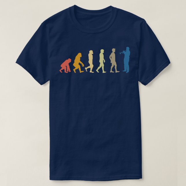 Trumpet Evolution 1 T-Shirt (Design Front)