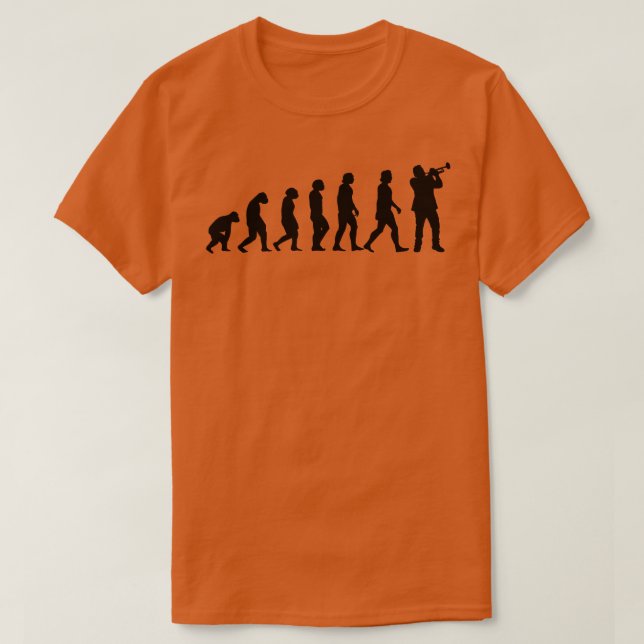 Trumpet Evolution 4 T-Shirt (Design Front)