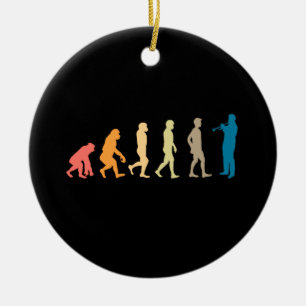 Trumpet Evolution Ceramic Tree Decoration