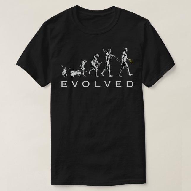 Trumpet Evolution T-Shirt (Design Front)