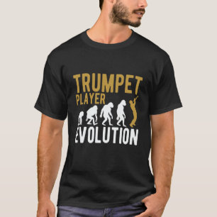 Trumpet Evolution Trumpet Jazz Sheet Music Jazz Mu T-Shirt