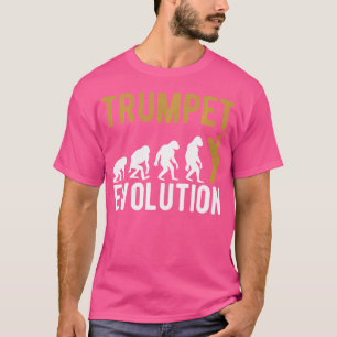 Trumpet Evolution Trumpet Jazz Sheet Music Jazz Mu T-Shirt