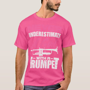 Trumpet Girl Funny Trumpet Player Marching Band T-Shirt